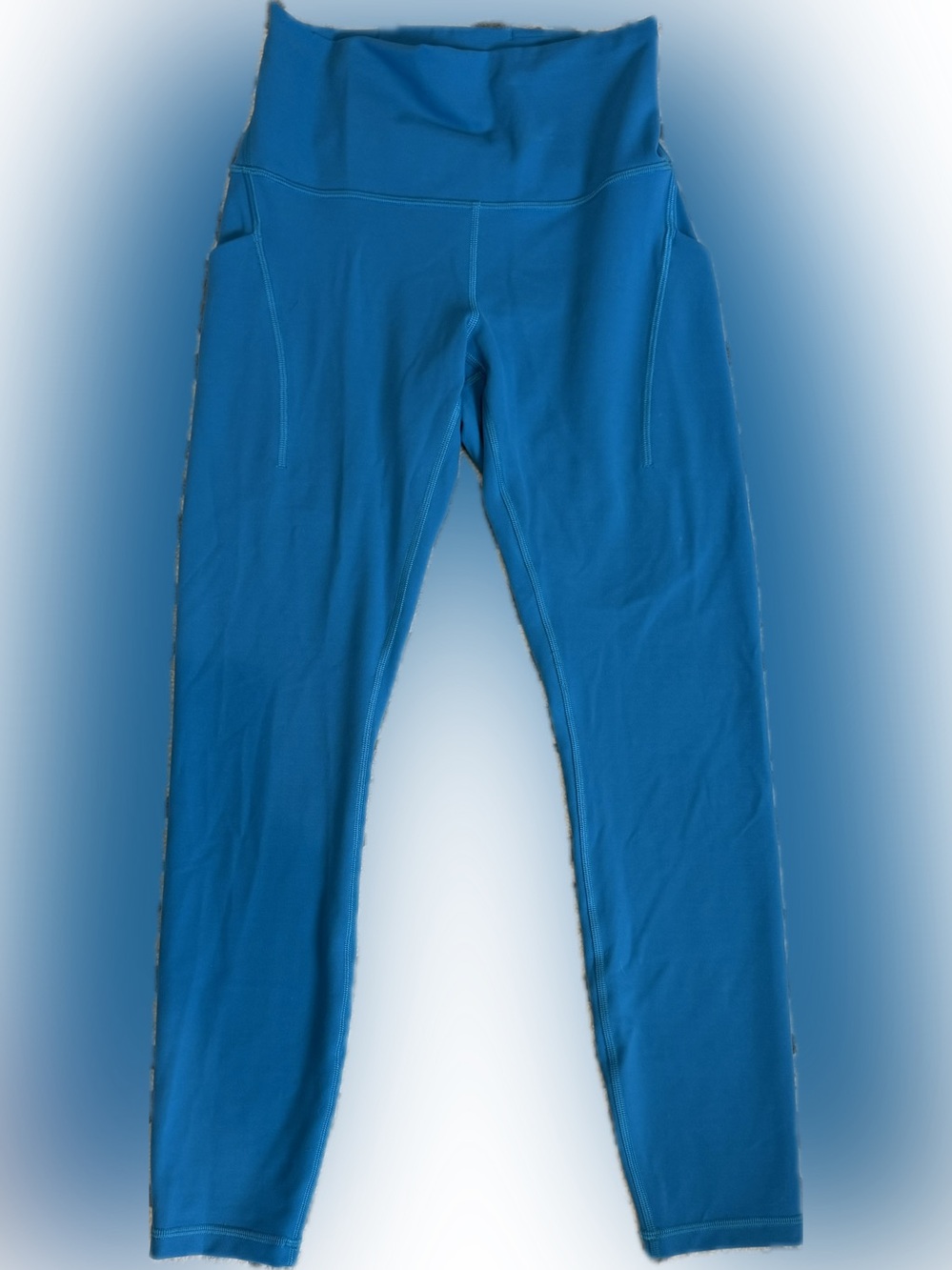 lululemon athletica Blue High-Waist Performance Leggings